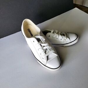 Converse All Star Leather White Womens Size 6